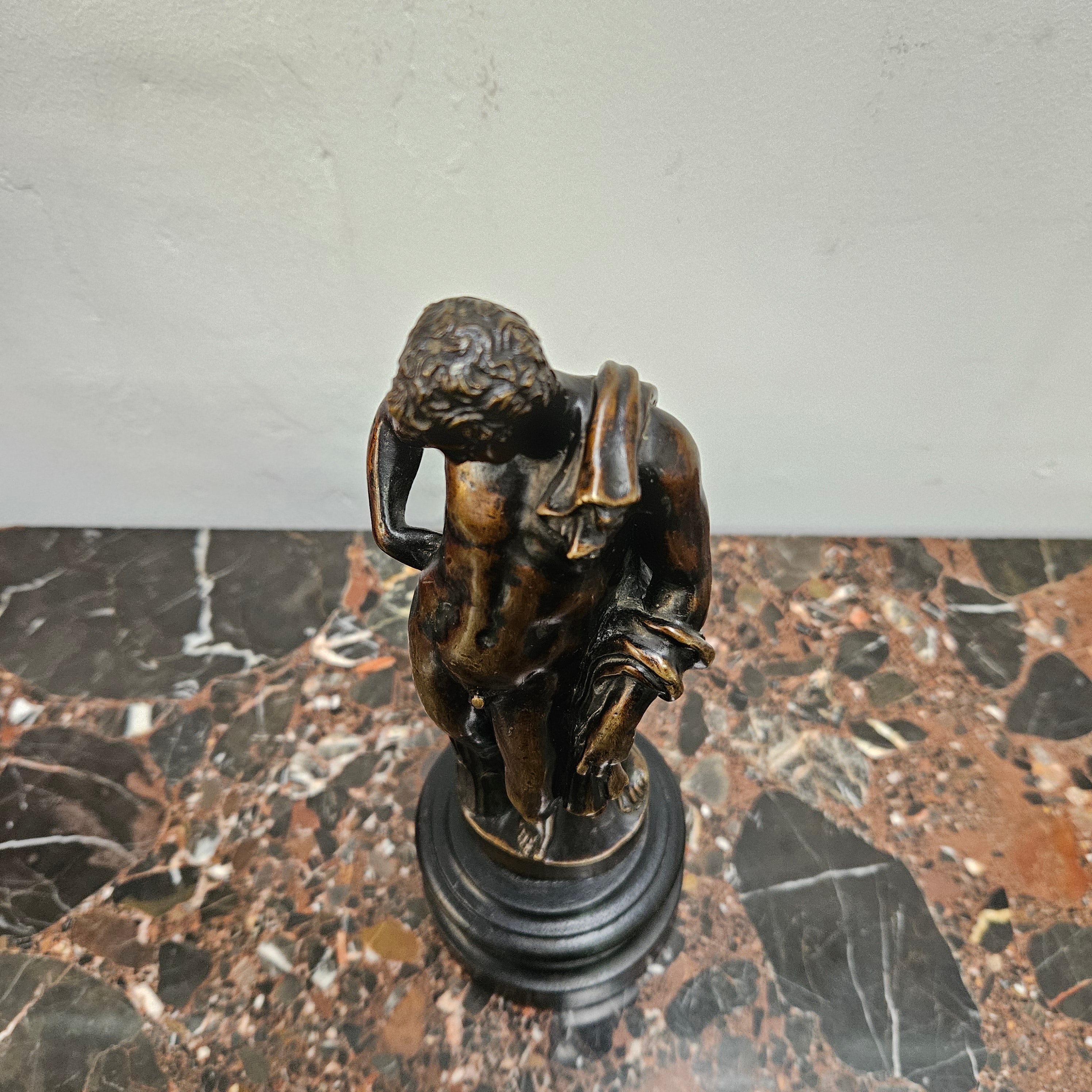 French 19th Century Bronze Of Antinous On Base | Antique & Vintage | Moonee Ponds Antiques | Australia Wide
