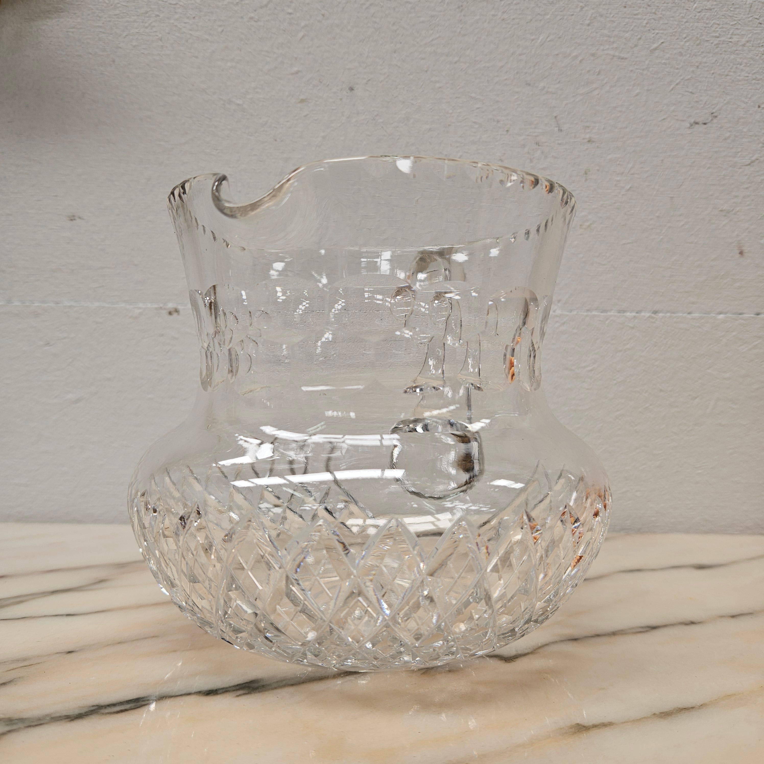 Large Vintage Hand Cut Crystal Jug | Antique & Vintage | Moonee Ponds Antiques | Australia Wide
