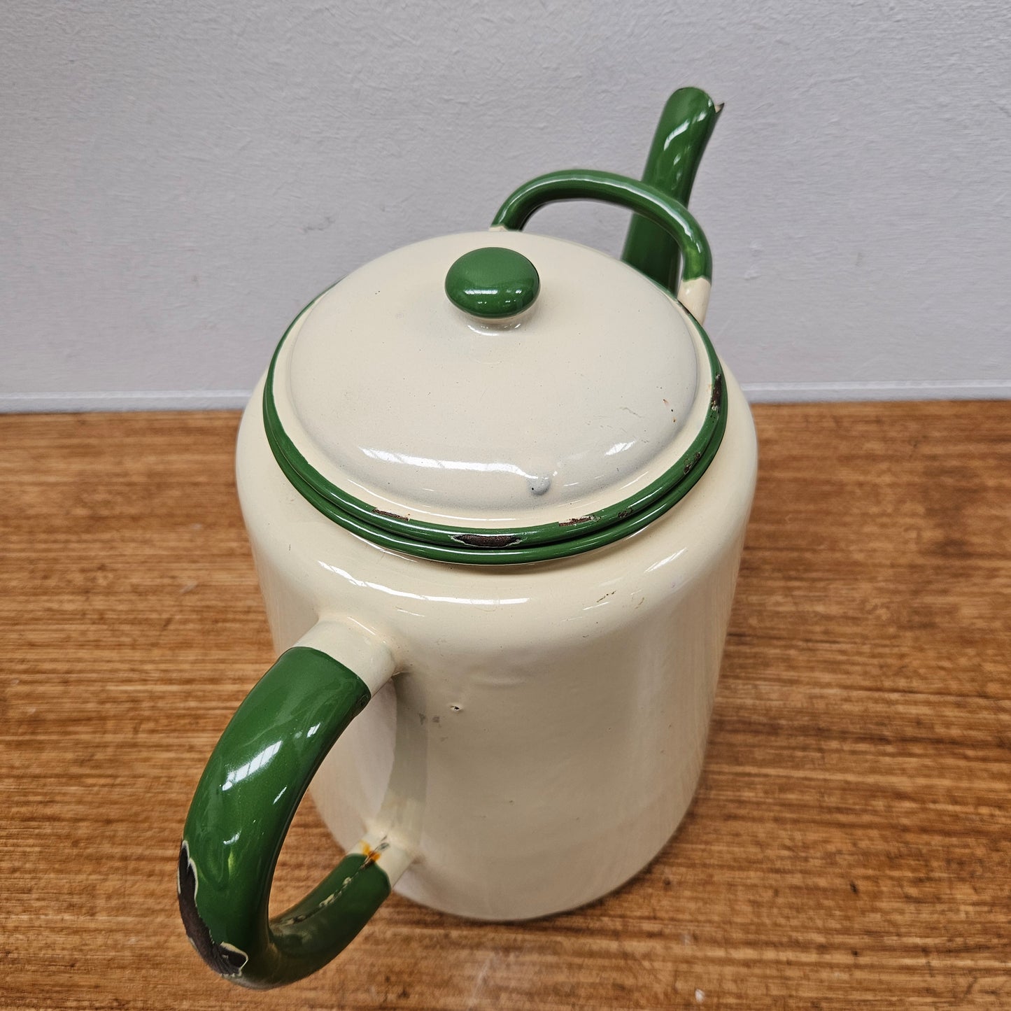 Vintage Enamel Teapot