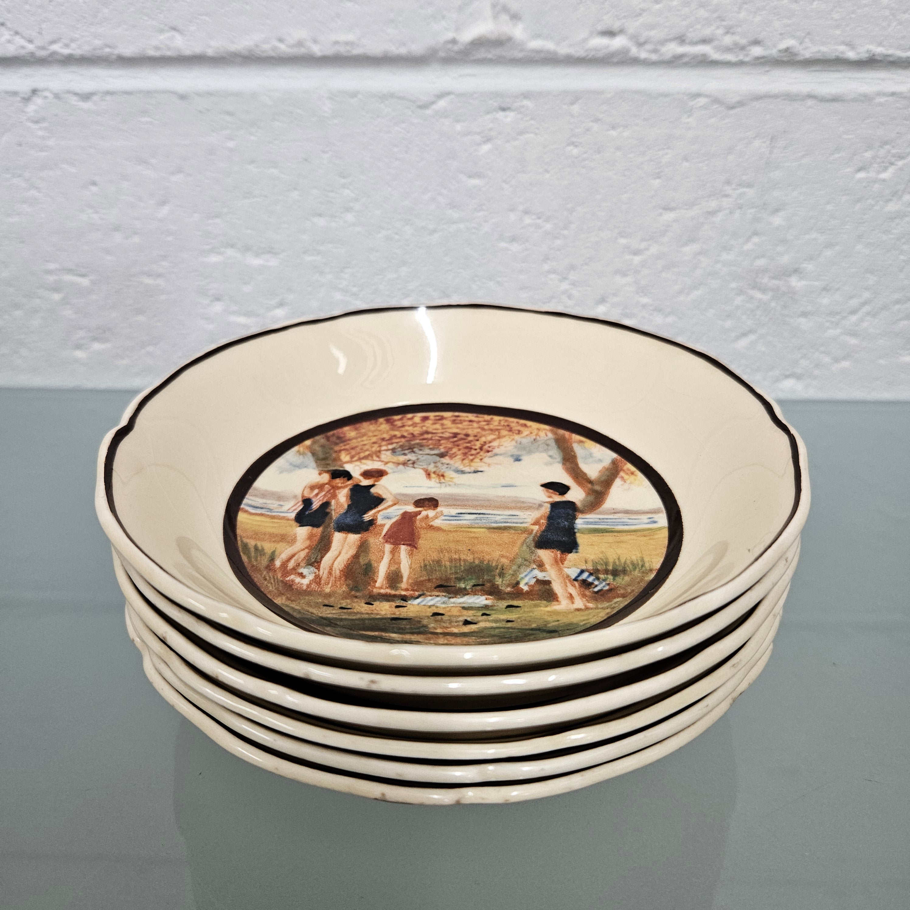 Royal Doulton Series Ware Surfing Scene | Antique & Vintage | Moonee Ponds Antiques | Australia Wide Delivery