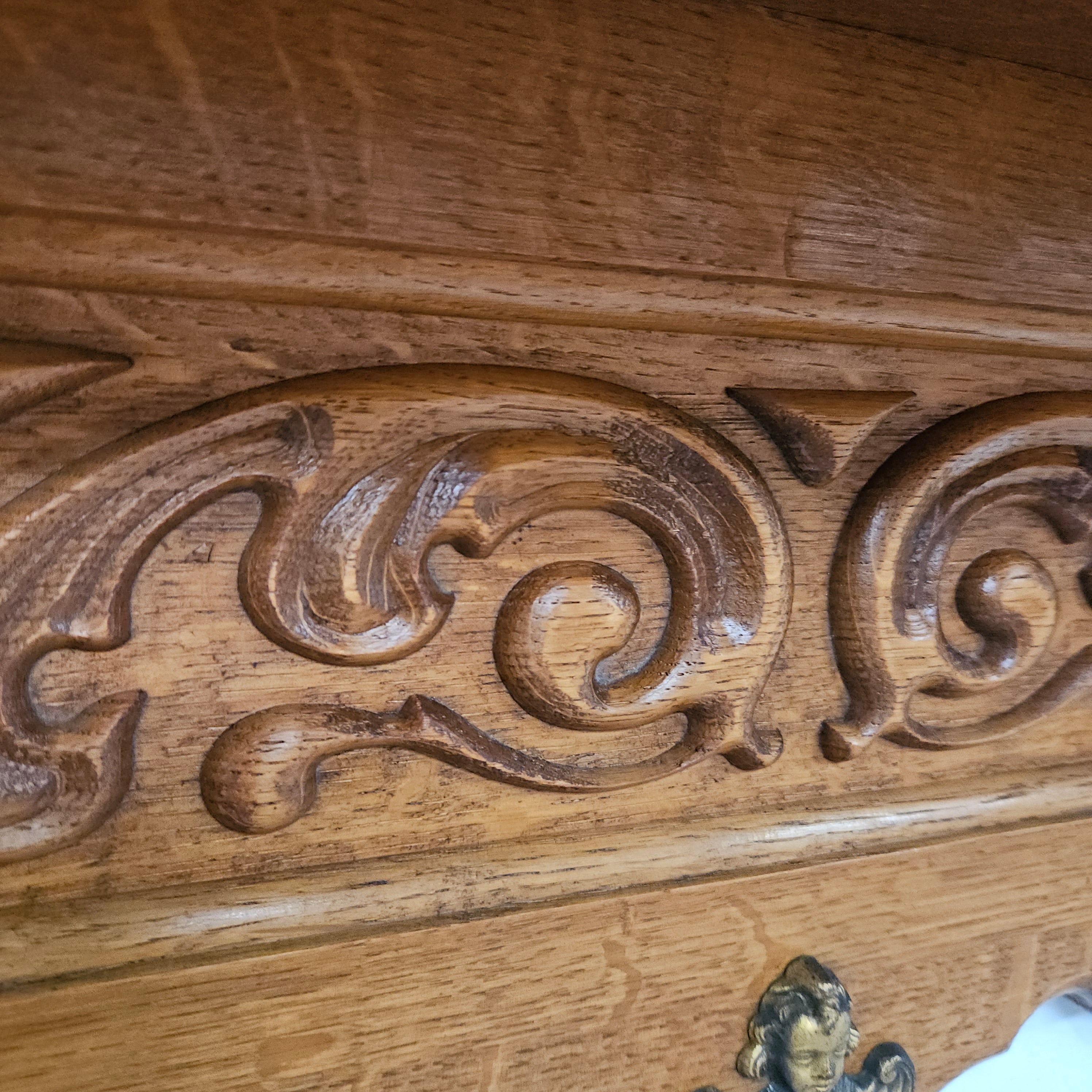 French Oak Wall Carved Coat/Hat Rack | Antique & Vintage | Moonee Ponds Antiques | Australia Wide Delivery
