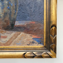 French Oil On Board Still Life Signed L Michaud | Antique & Vintage | Moonee Ponds Antiques | Australia Wide Delivery