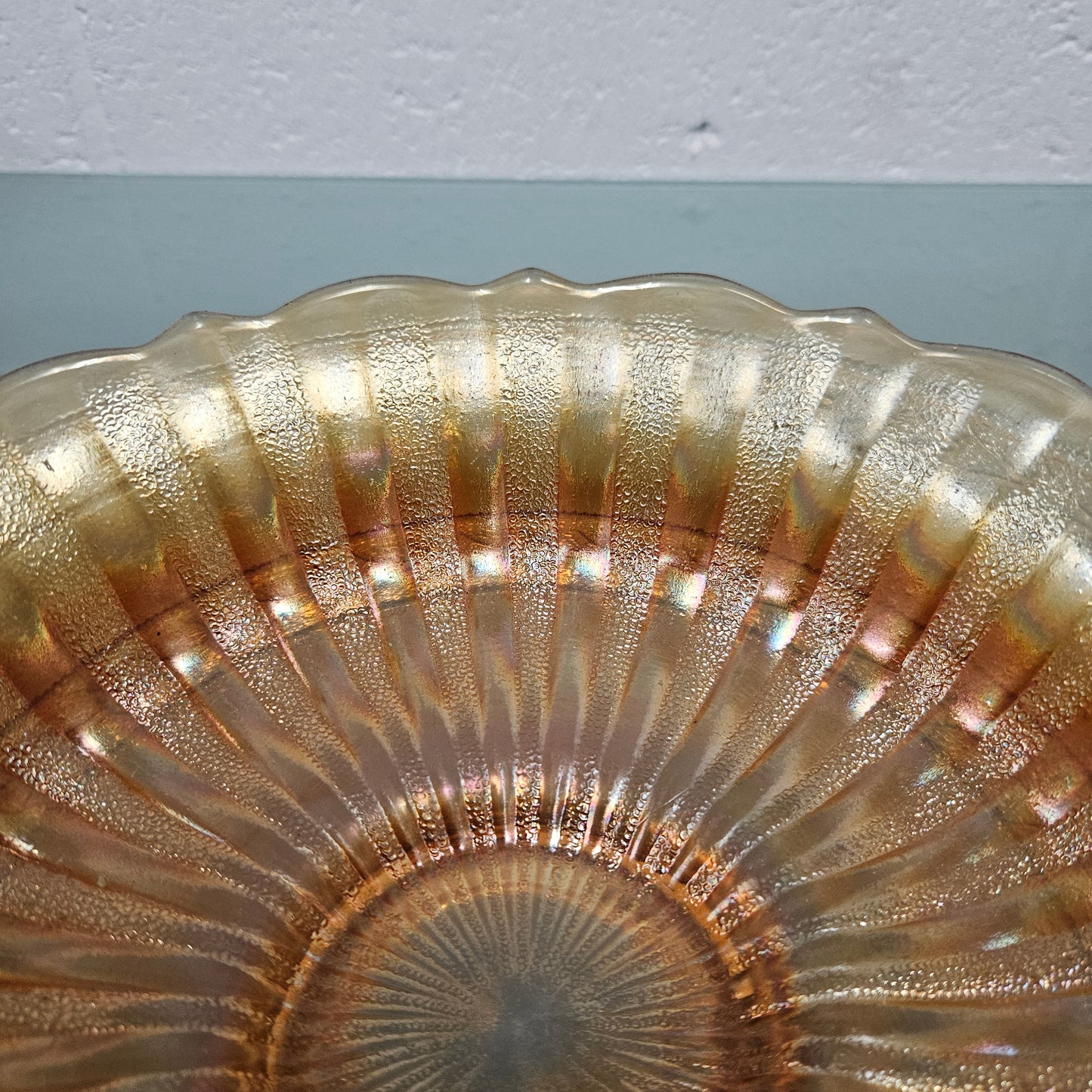 Fenton Carnival Glass Antique Bowl