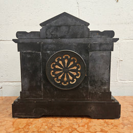 Stunning Kilpatrick & Co Mantle Clock Inlaid Marble/Slate Case