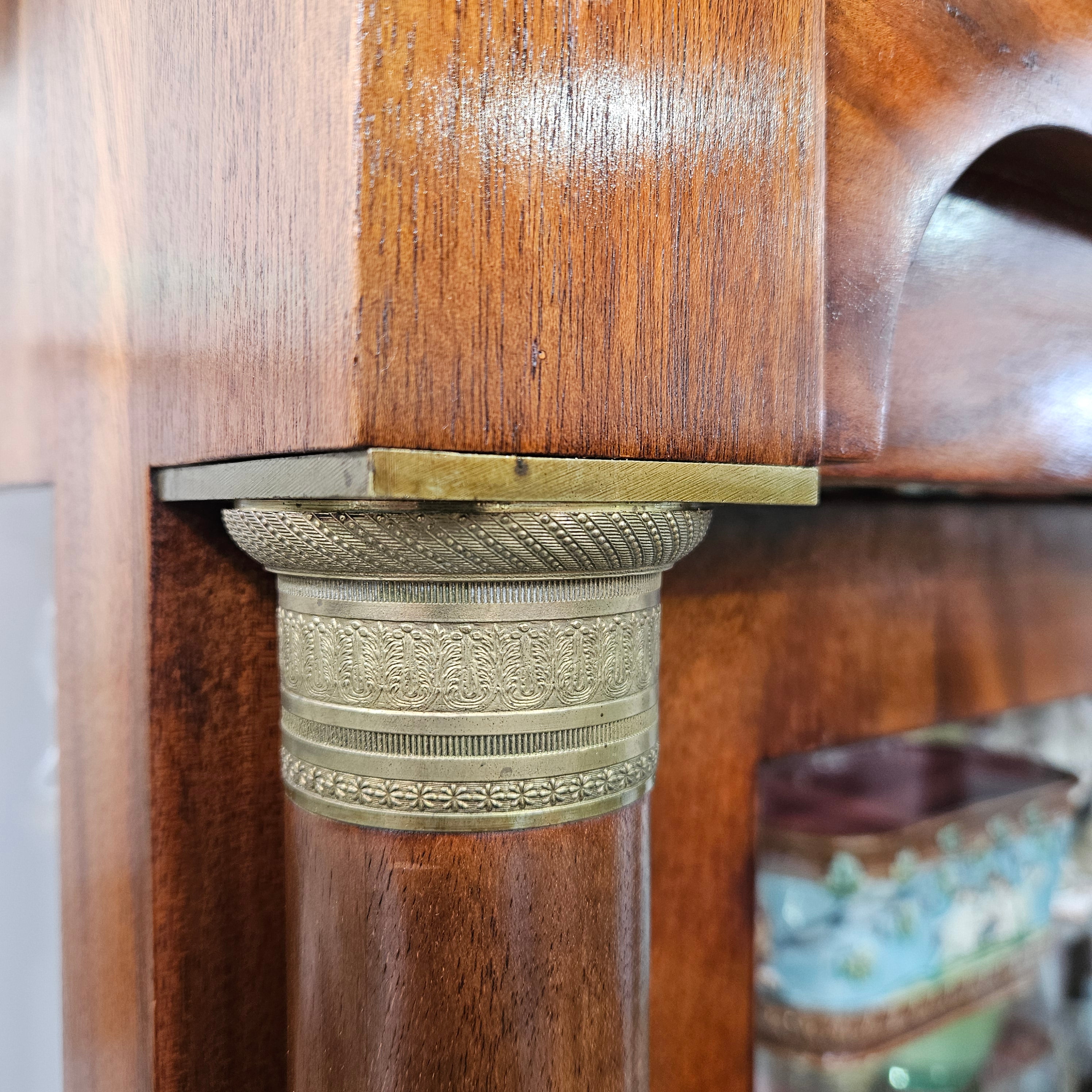 Additional view of Empire-Style Mahogany Glazed Display Cabinet (3 of 9)