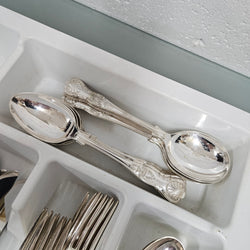 Kings Pattern Cutlery Set by Robert F Mosley Rusnorstain Sheffield | Antique & Vintage | Moonee Ponds Antiques | Australia Wide Delivery