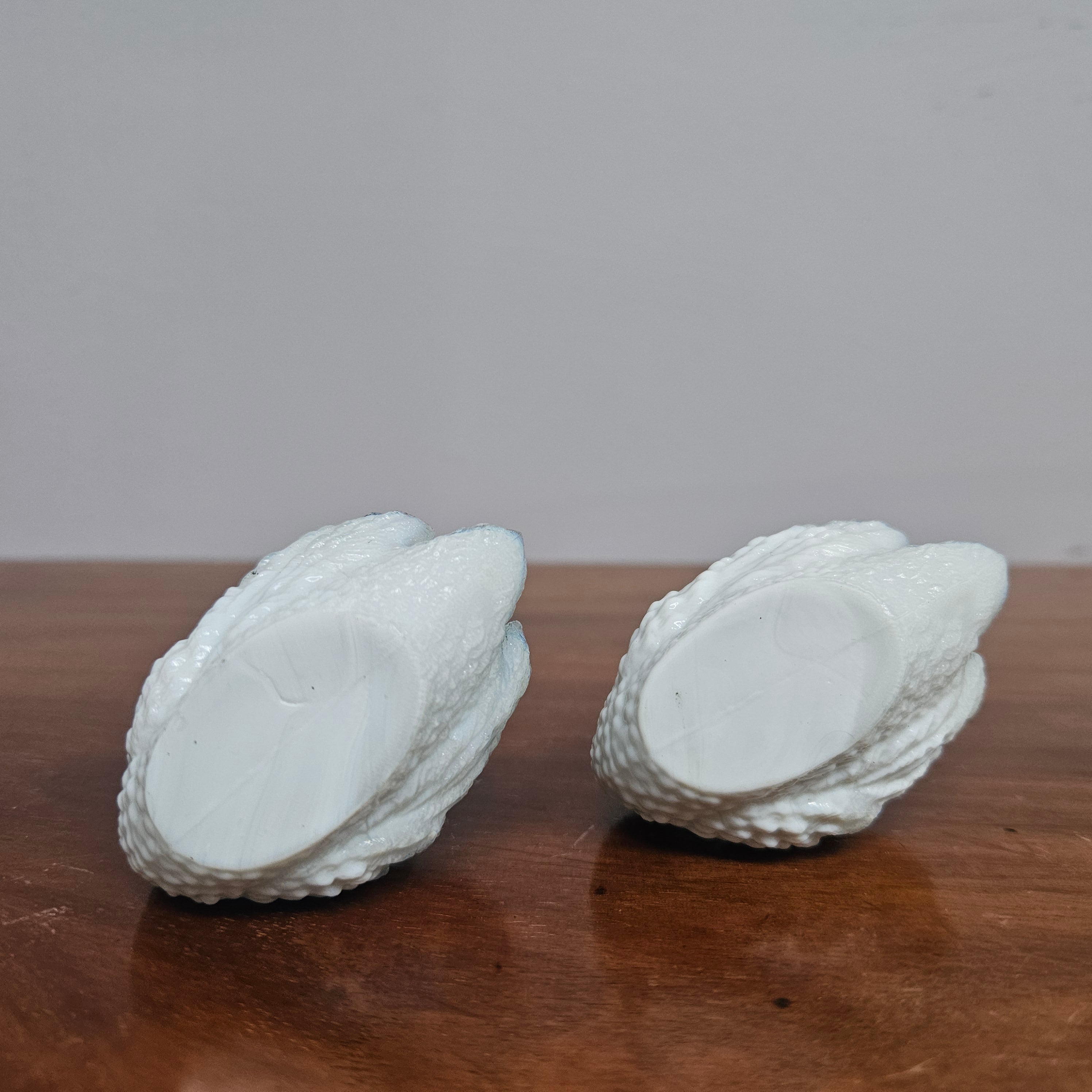 Vintage Pair of Milk Glass Swan Trinket Dishes | Antique & Vintage | Moonee Ponds Antiques | Australia Wide