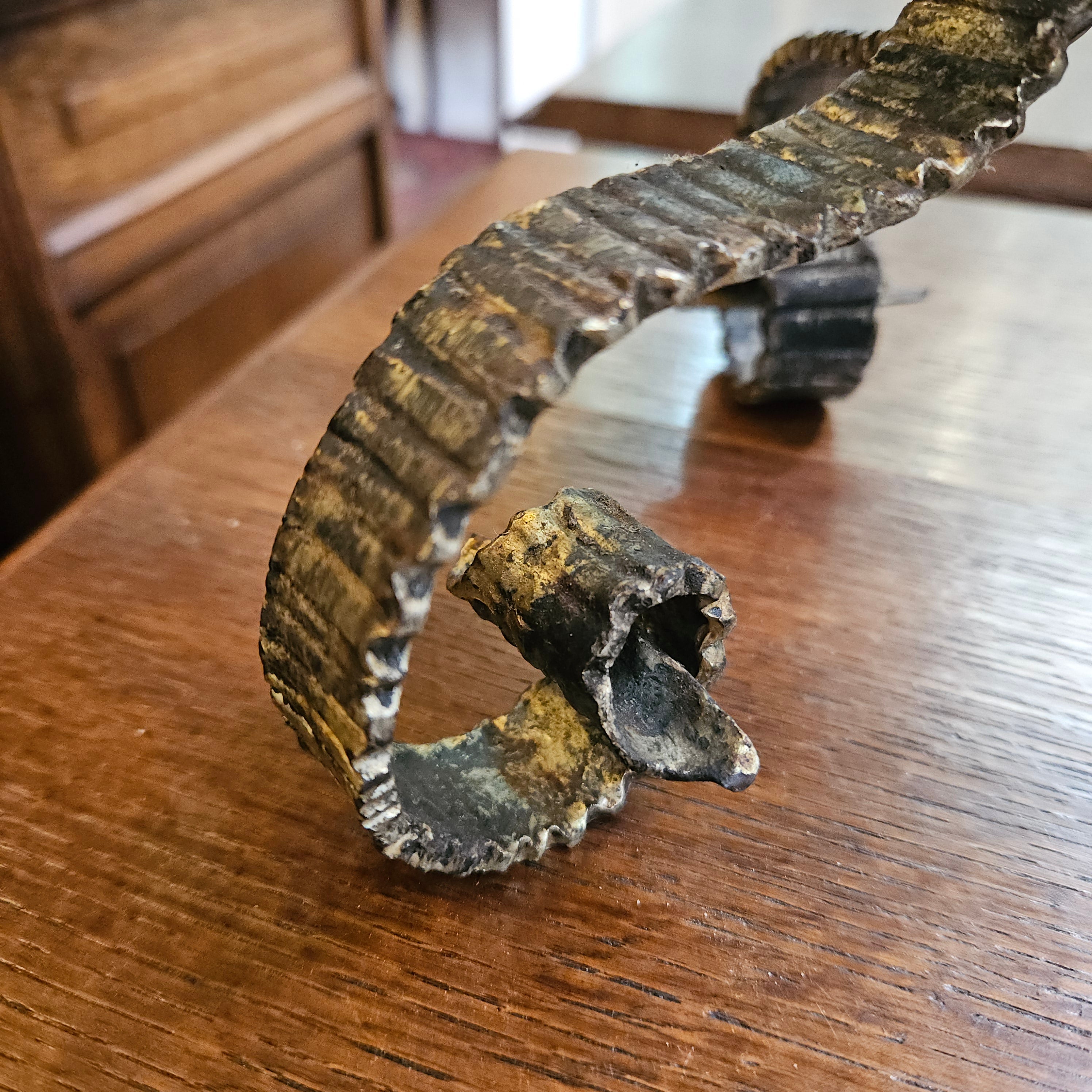 Rustic Pair of Wrought Iron Candlesticks | Antique & Vintage | Moonee Ponds Antiques | Australia Wide Delivery