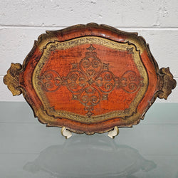 Decorative Italian Florentine Tray | Antique & Vintage | Moonee Ponds Antiques | Australia Wide Delivery
