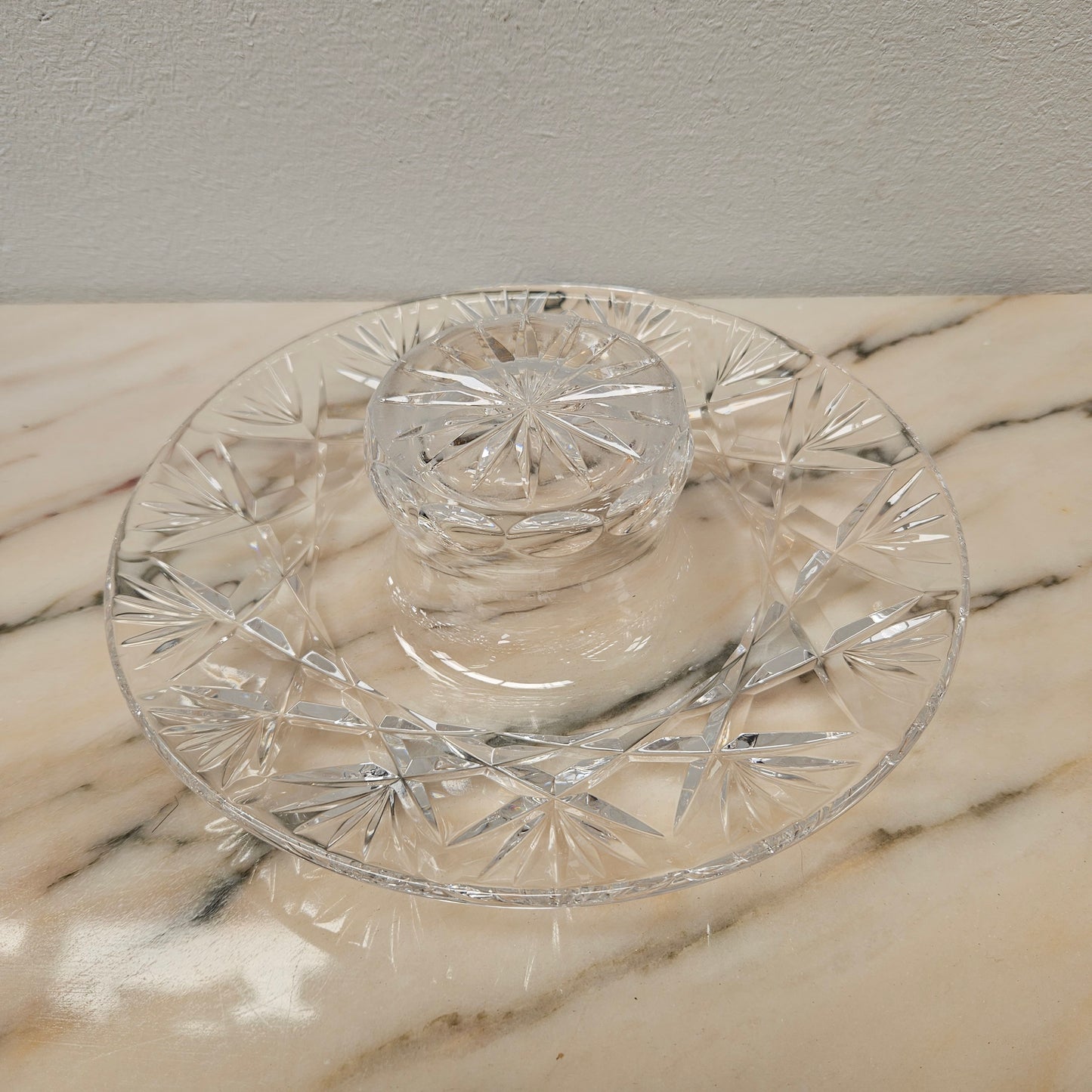Antique Cut Crystal Posy Bowl