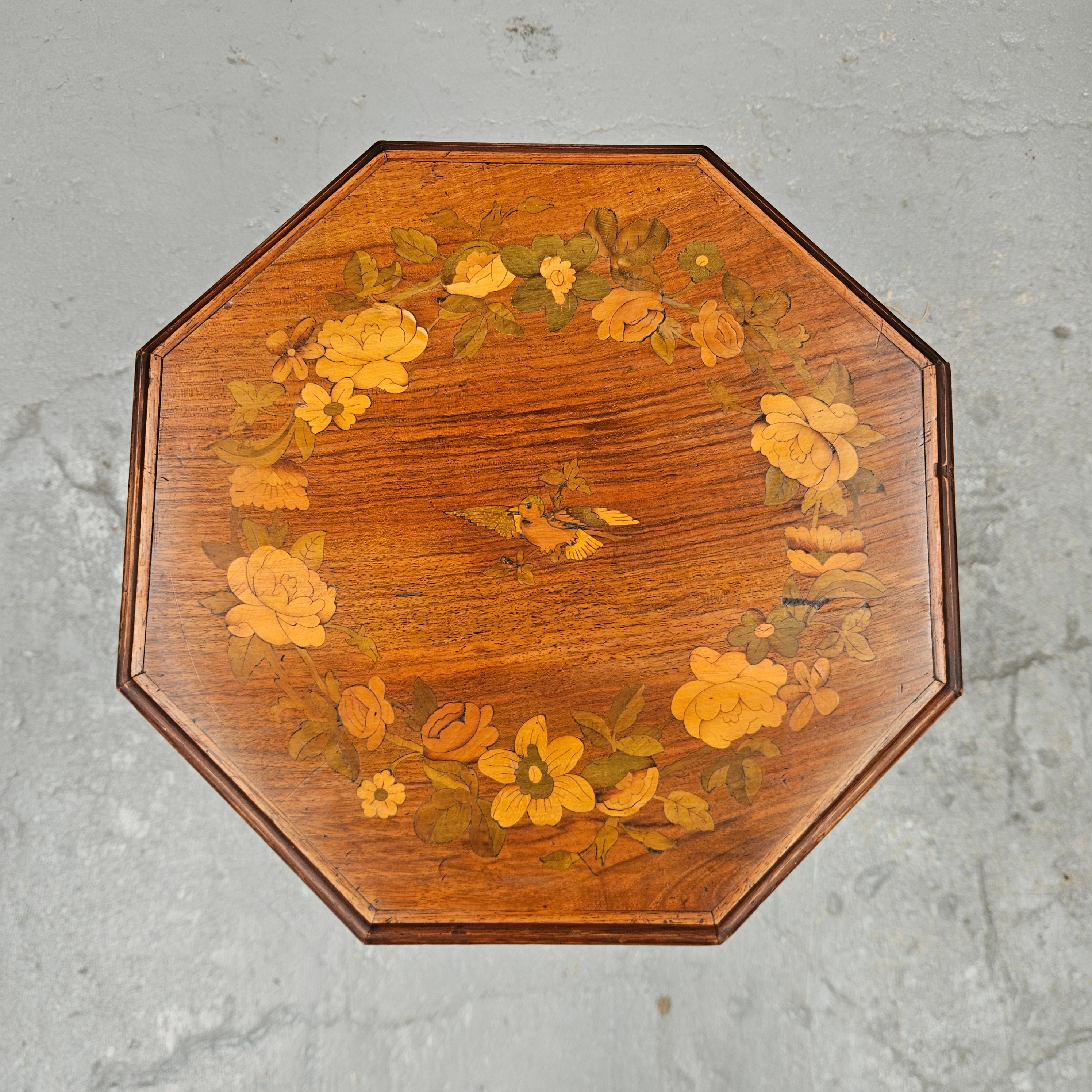 Antique Victorian Inlaid Walnut Sewing / Work Table | Antique & Vintage | Moonee Ponds Antiques | Australia Wide