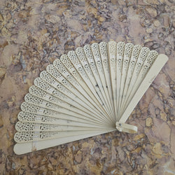 Art Deco Celluloid Fan Hand Painted | Antique & Vintage | Moonee Ponds Antiques | Australia Wide Delivery