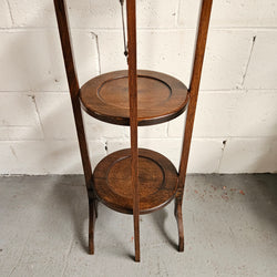 3 Tier Foldable Mahogany Cake Stand | Antique & Vintage | Moonee Ponds Antiques | Australia Wide Delivery