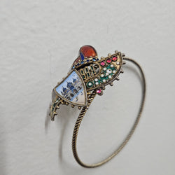 Antique Sterling Silver & Enamel Metamorphic Bracelet | Antique & Vintage | Moonee Ponds Antiques | Australia Wide Delivery