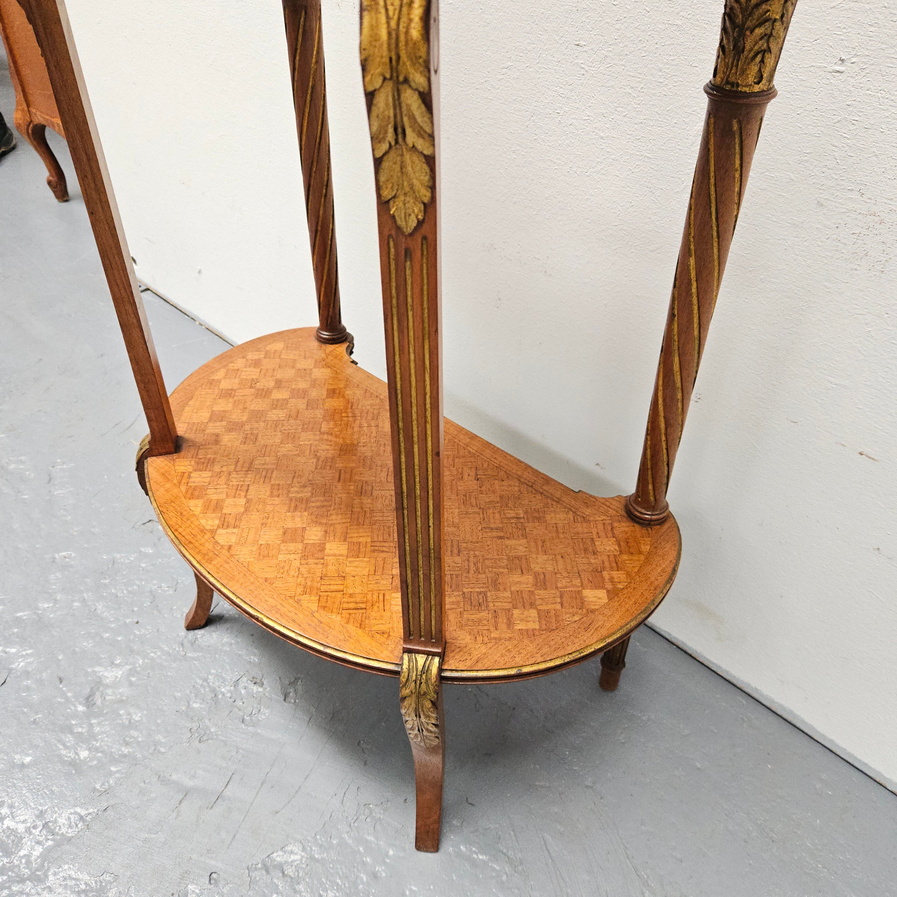 Louis XVIth Style Kidney Shape, Marble Top, Ormolu Trim Side Table | Antique & Vintage | Moonee Ponds Antiques | Australia Wide Delivery