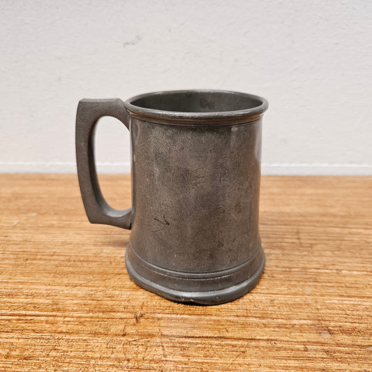 Antique English Pewter Tankard