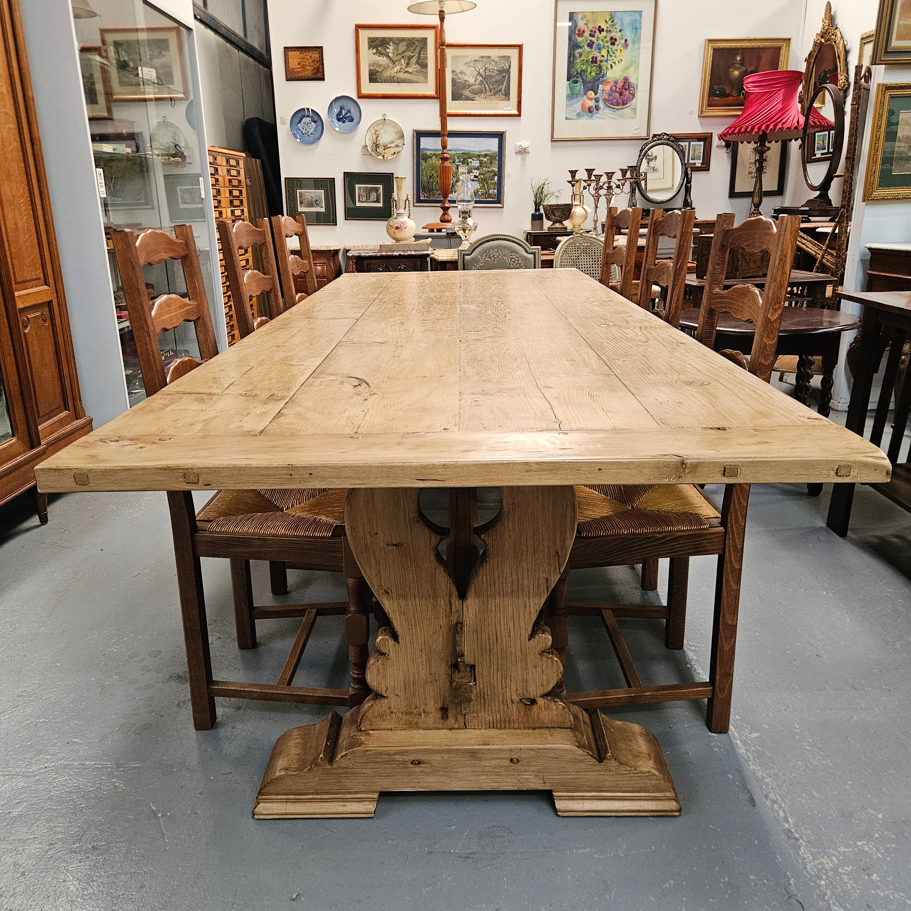 Reclaimed Spruce Timber Tarmhouse Table | Antique & Vintage | Moonee Ponds Antiques | Australia Wide