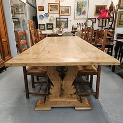 Reclaimed Spruce Timber Tarmhouse Table | Antique & Vintage | Moonee Ponds Antiques | Australia Wide Delivery