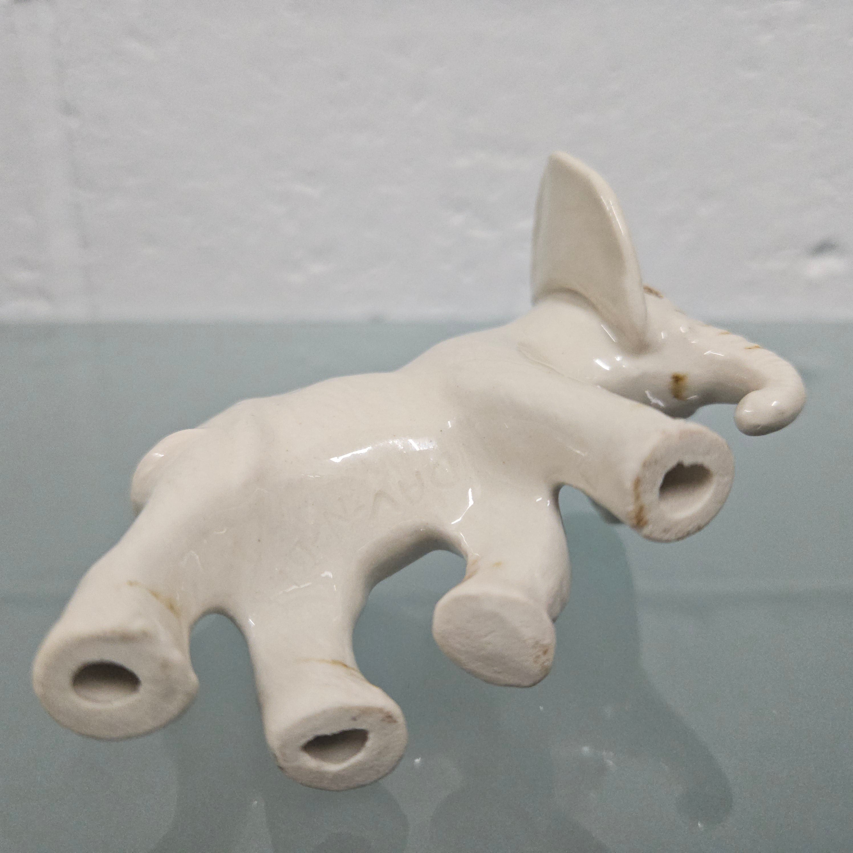 Signed Pottery Elephant | Antique & Vintage | Moonee Ponds Antiques | Australia Wide Delivery