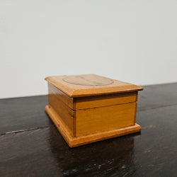 Mauchline Ware Lidded Wooden Trinket Box | Antique & Vintage | Moonee Ponds Antiques | Australia Wide Delivery