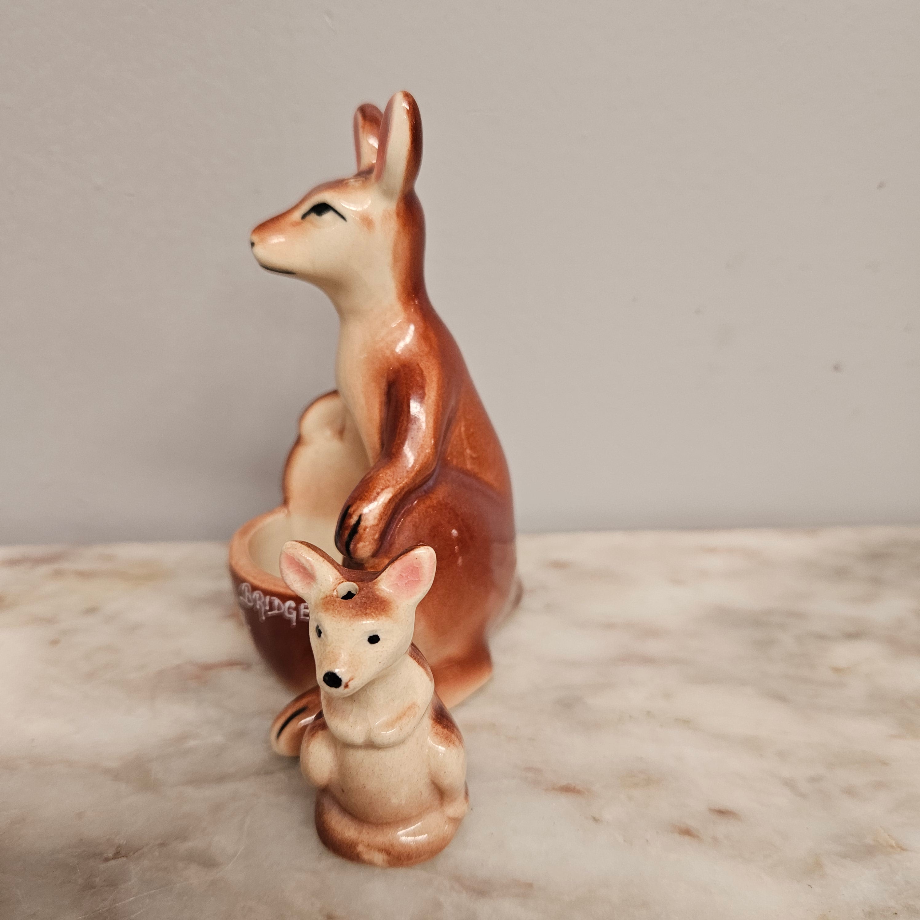 Vintage Kangaroo & Joey Salt and Pepper Shakers | Antique & Vintage | Moonee Ponds Antiques | Australia Wide Delivery