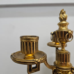 Impressive Louis XVl th Gilt Bronze Candleholder.  Circ 1780