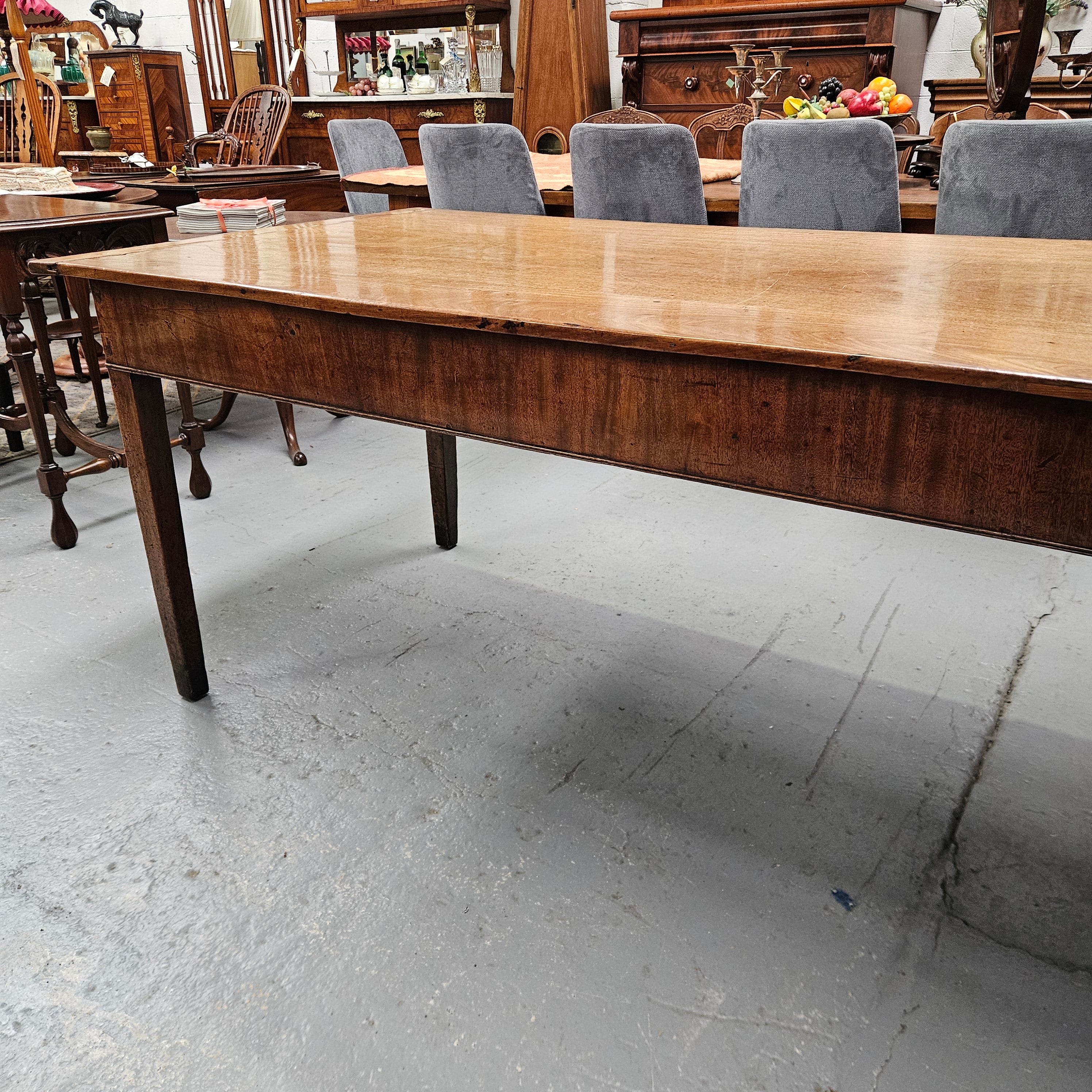 Rare Mahogany French Farmhouse Style Table C1780