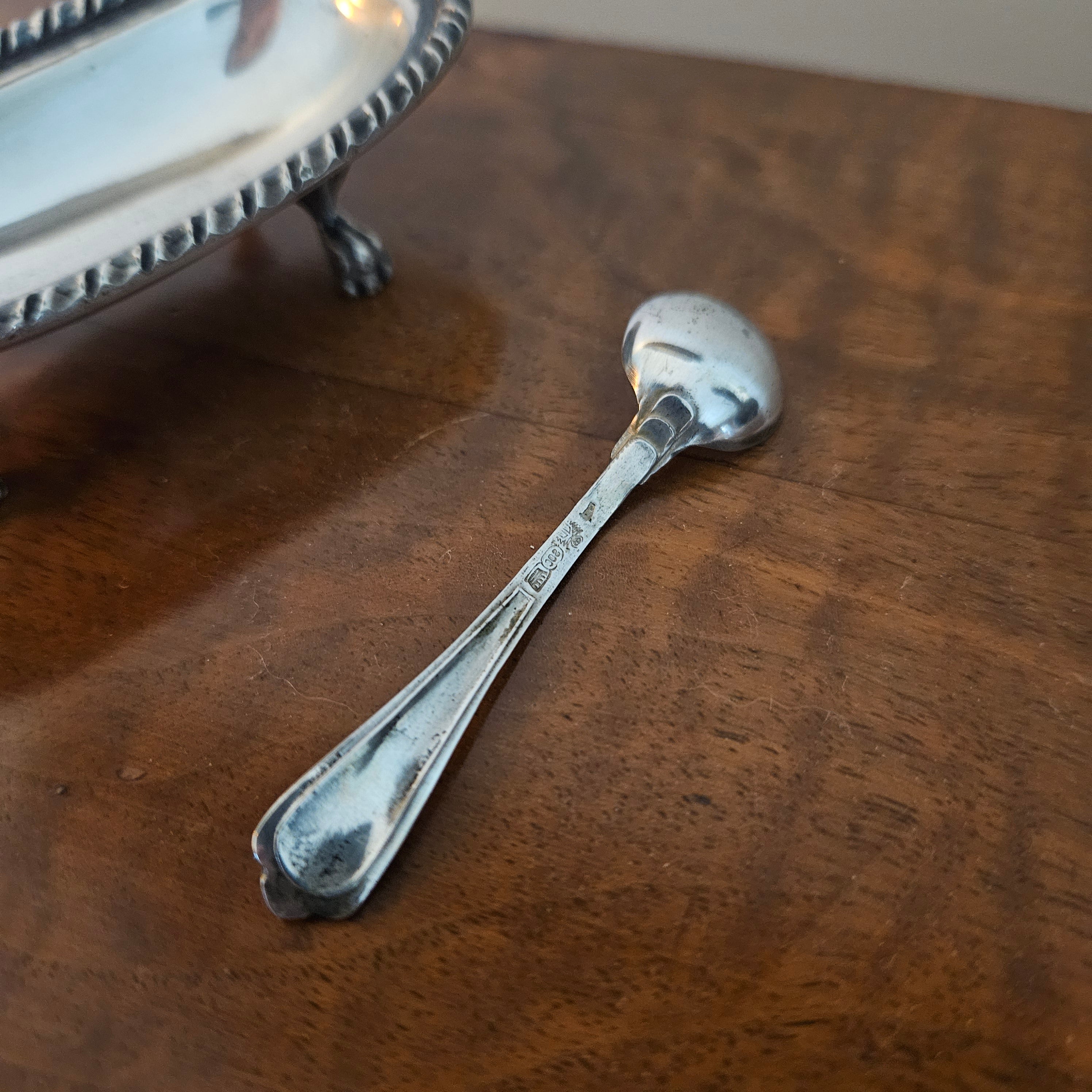 Vintage Salt Cellar & Spoon | Antique & Vintage | Moonee Ponds Antiques | Australia Wide Delivery