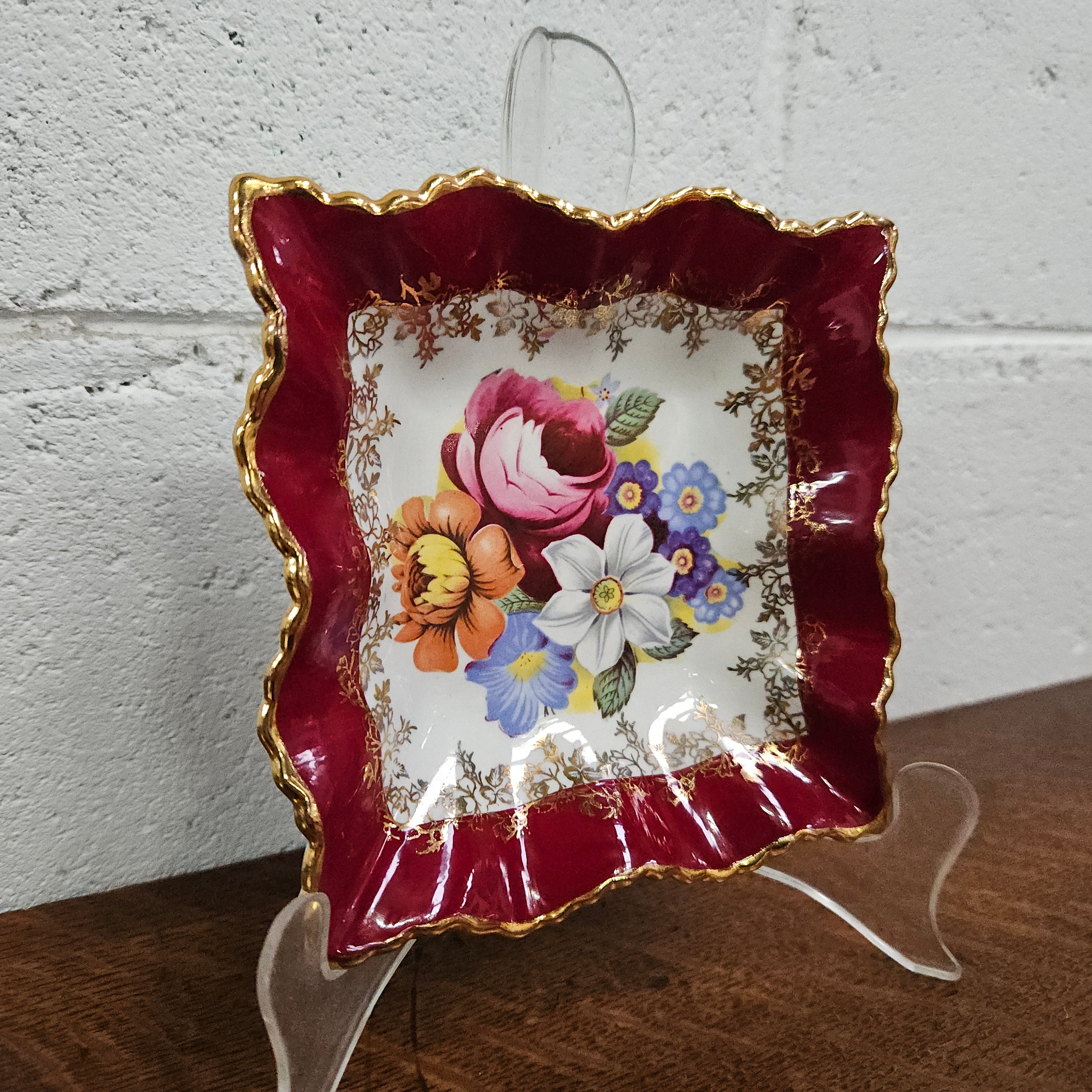Staffordshire 'Old Foley' Small Dish | Antique & Vintage | Moonee Ponds Antiques | Australia Wide Delivery