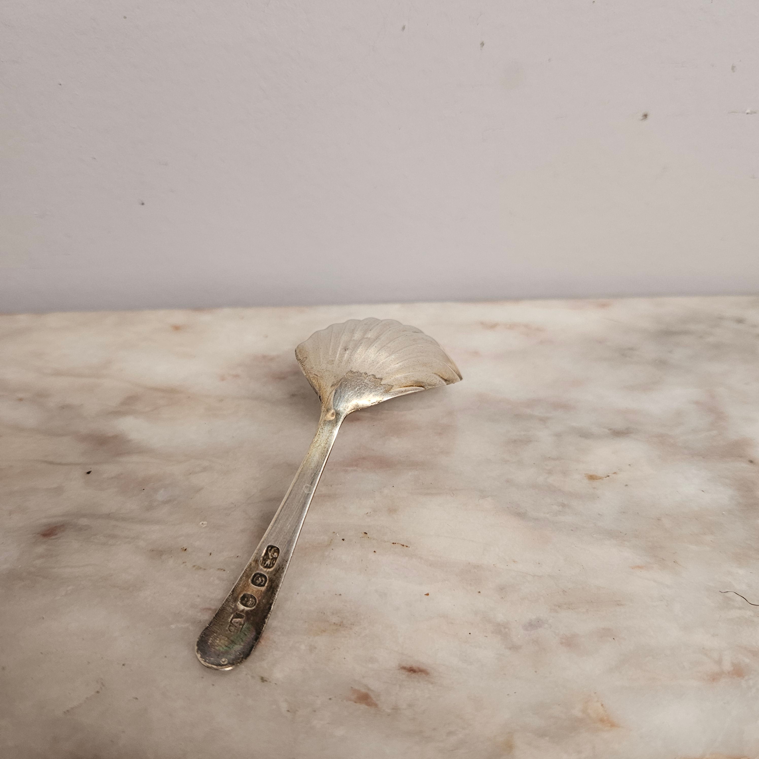 Georgian Tea Caddy Silver Spoon Circa: 1793 | Antique & Vintage | Moonee Ponds Antiques | Australia Wide