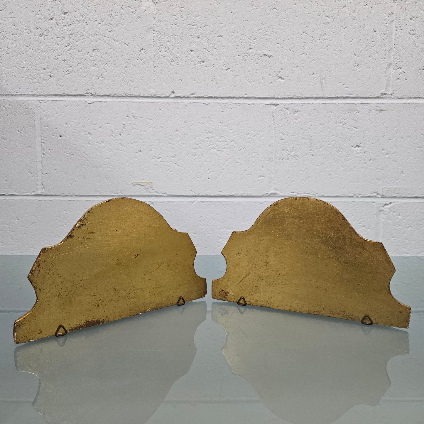Pair Of Florentine Wall Shelf Brackets