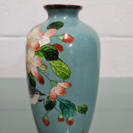Rare Japanese Meiji Period Cloisonne Vase
