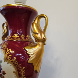 Comtesse Porcelain Rose Floral Lamp | Antique & Vintage | Moonee Ponds Antiques | Australia Wide Delivery