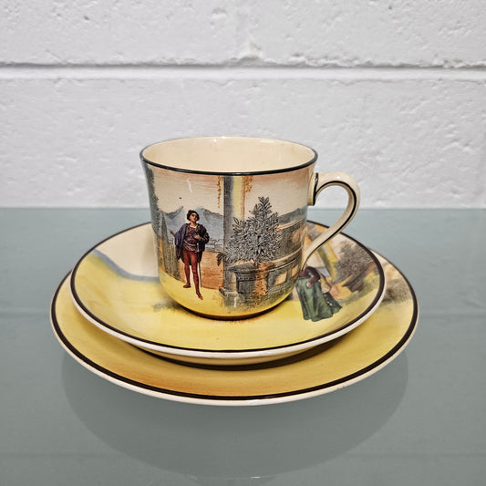 Royal Doulton Romeo & Juliet Cup Saucer & Plate