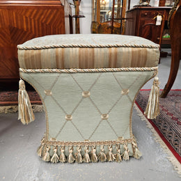Mid Century Upholstered Ottoman