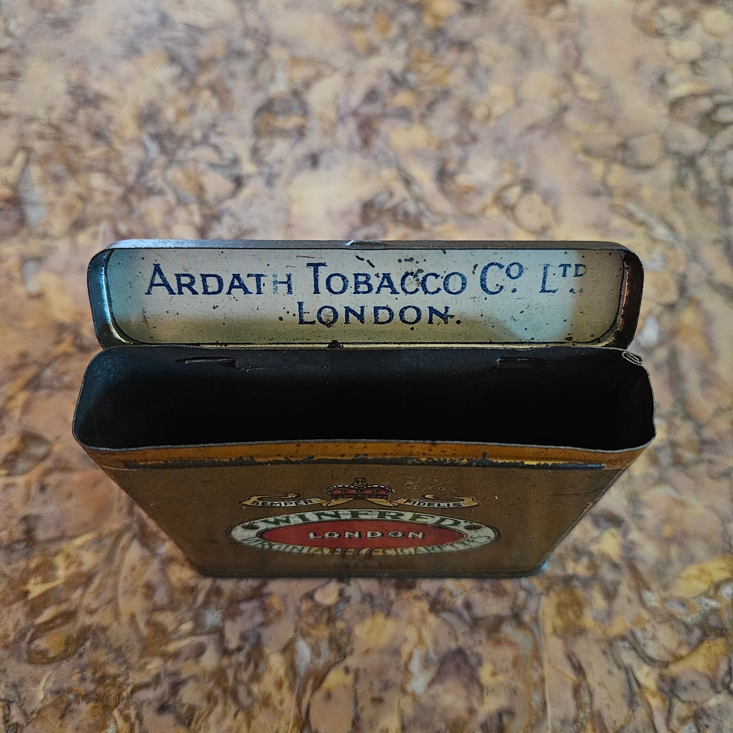 Vintage "Winifred" Cigarette Tin