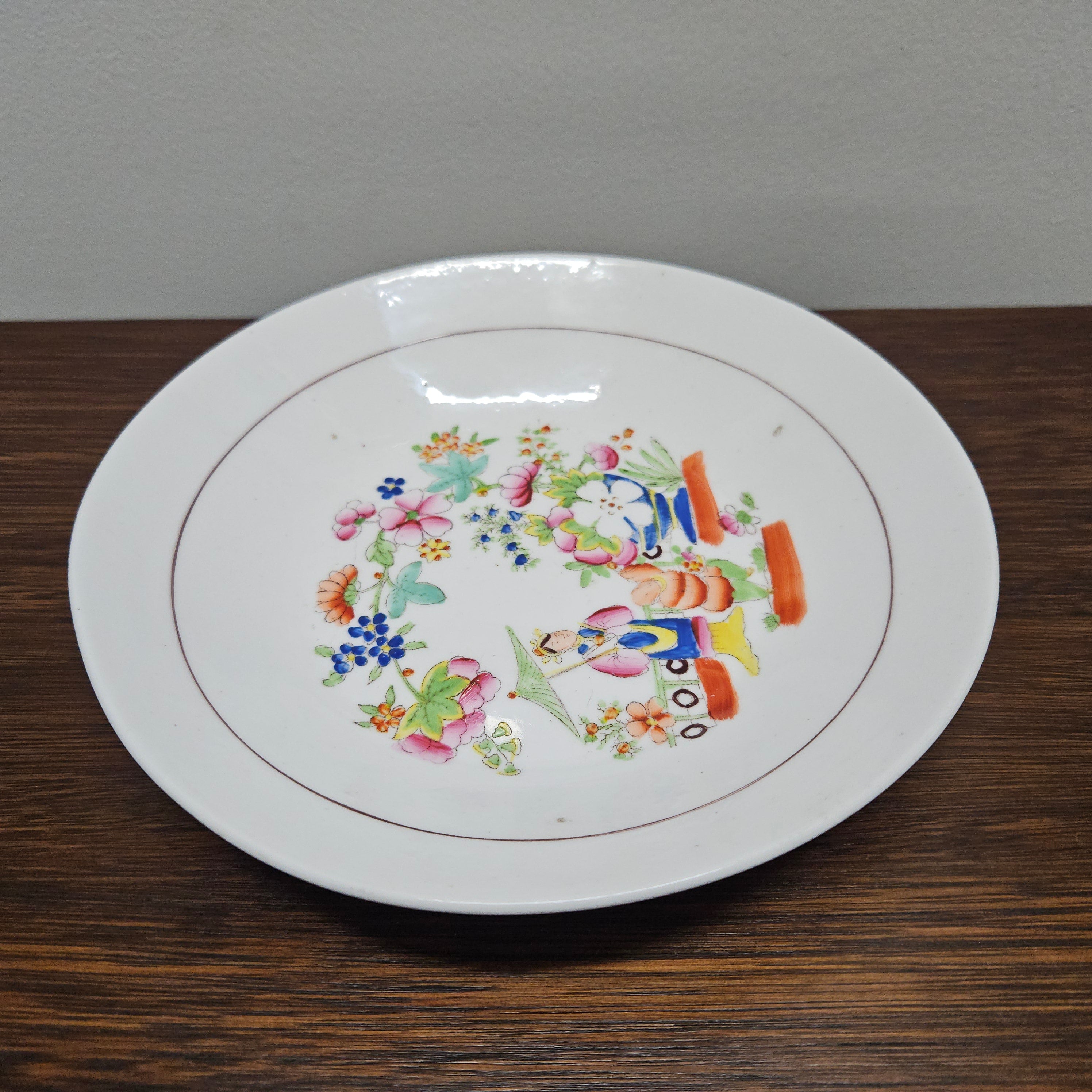 Hildach & Sons Chinoiseries Scene Shallow Bowl | Antique & Vintage | Moonee Ponds Antiques | Australia Wide Delivery