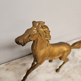 Vintage Bronze Standing Horse