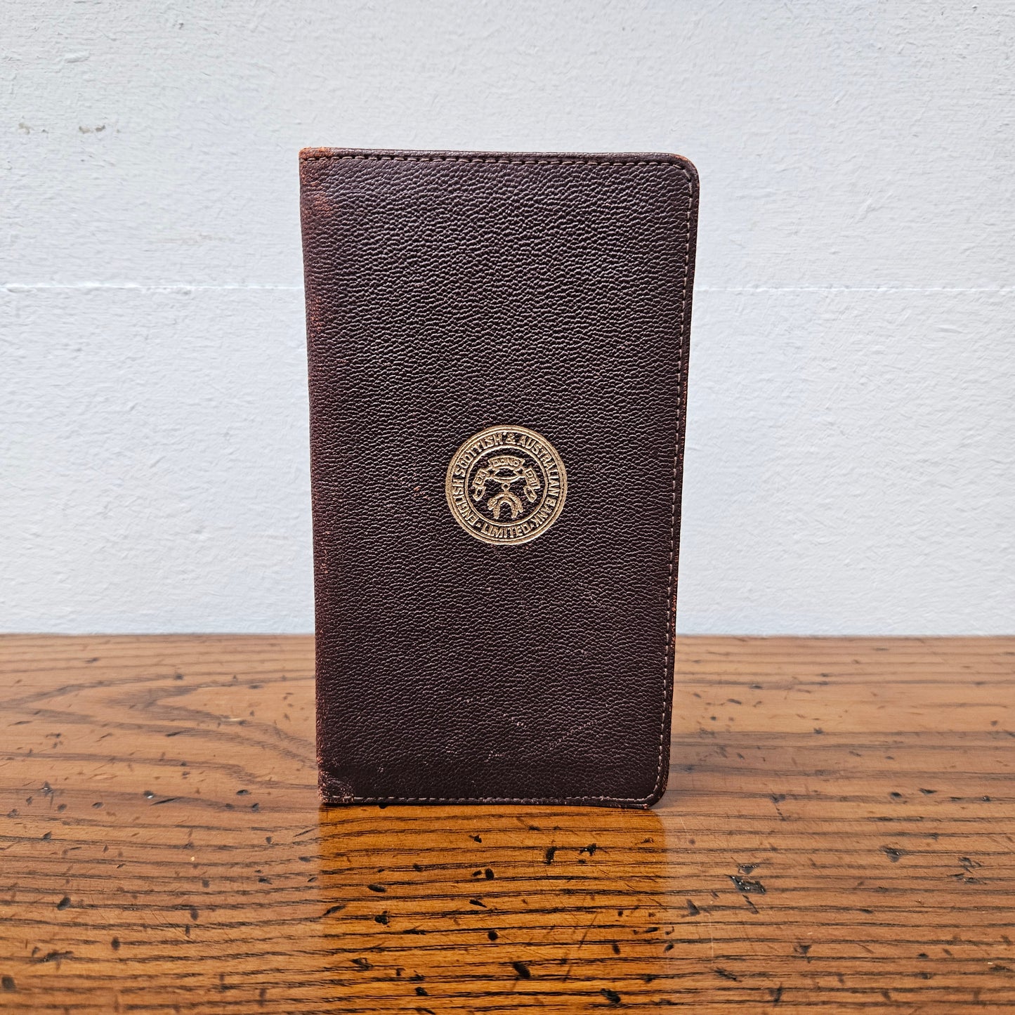 Vintage Leather Bank Wallet for the ES&A Bank Limited