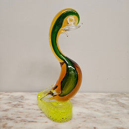 Vintage Murano Glass Duck Ashtray
