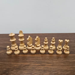 Vintage Wooden French Chess Set In Original Box | Antique & Vintage | Moonee Ponds Antiques | Australia Wide Delivery
