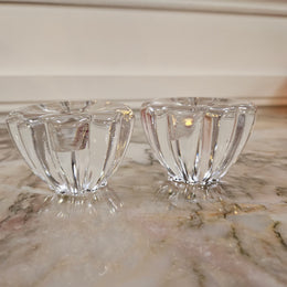 Pair of Orrefors Candle Holders