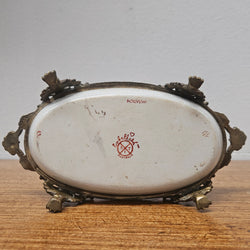 Vintage China & Brass Soap Dish | Antique & Vintage | Moonee Ponds Antiques | Australia Wide Delivery
