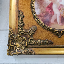 Vintage Framed Cupid Print | Antique & Vintage | Moonee Ponds Antiques | Australia Wide Delivery