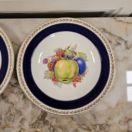 Set of 6 Stunning Crown Ducal Bowls With Fruit Centres