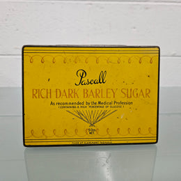 Vintage Pascall Rich Dark Barley Sugar Tin 50zs