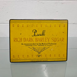 Vintage Pascall Rich Dark Barley Sugar Tin 50zs | Antique & Vintage | Moonee Ponds Antiques | Australia Wide Delivery