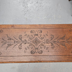 19th Century Nicely Carved French Oak Trunk | Antique & Vintage | Moonee Ponds Antiques | Australia Wide Delivery