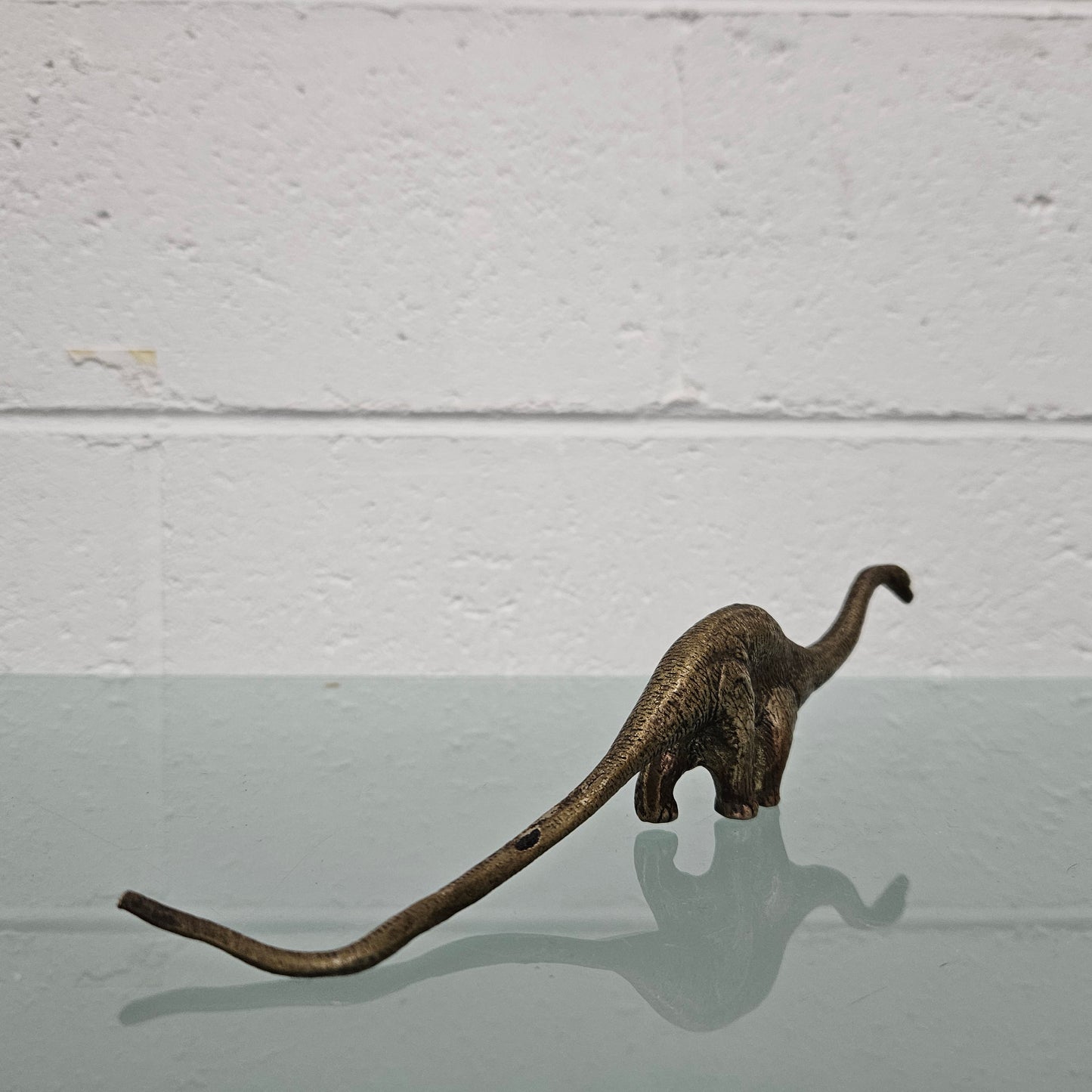 Vintage Bronze Diplodocus Dinosaur