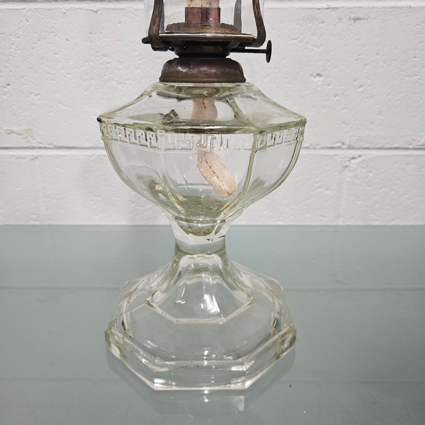 Antique Glass Kero Lamp